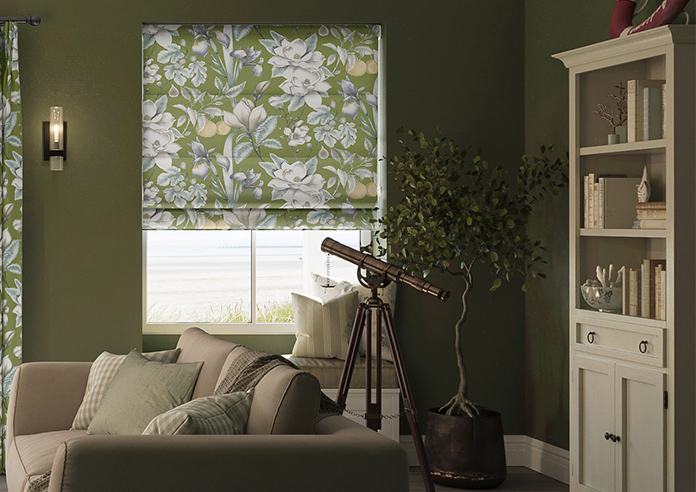Lavish, Moss - Twist&Fit Roman Blind - Image 3